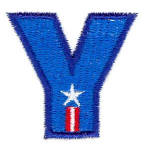 Stars & Stripes Letter Y