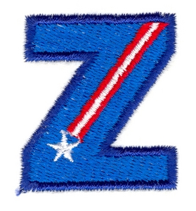 Stars & Stripes Letter Z