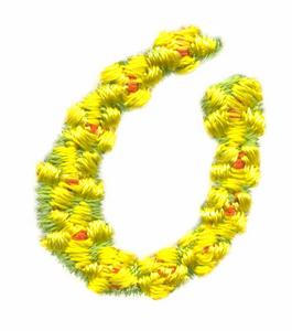 Daisychain Alphabet Letter O