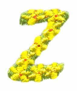 Daisychain Alphabet Letter Z