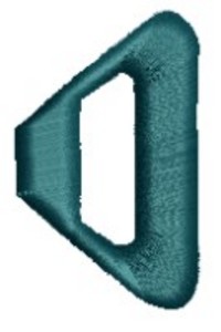 Monogram Alphabet - D (left)
