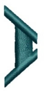 Monogram Alphabet - I (right)