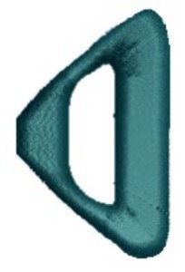 Monogram Alphabet - O (left)