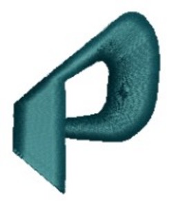 Monogram Alphabet - P (left)