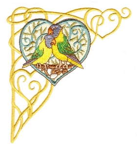 Love Birds - parrots (larger)