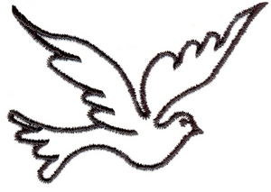 Dove outline