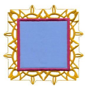 Fancy Border Applique (Square Hoop)