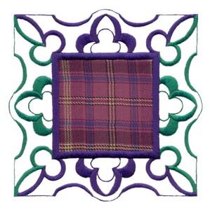 Fancy Border Applique #2 (Square Hoop)