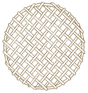 Lattice Border Circle Outline