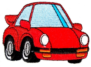 Cartoon Porsche