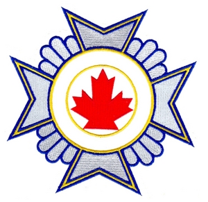 Large Maltese Cross w/Maple Leaf