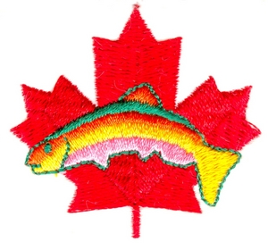 Maple Leaf with fish