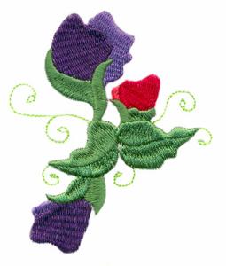 Sweet Peas and Swirls