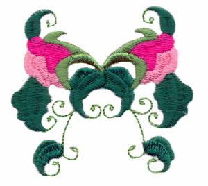Sweet Pea and Swirls # 3