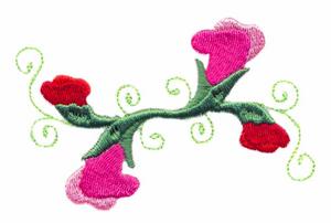Sweet Peas and Swirls # 4