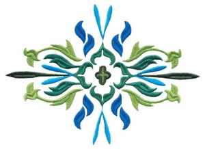 Flourish (Square Hoop)
