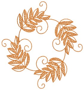 Swirling Fall Leaves