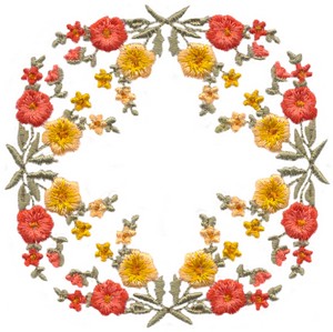 Poppy Border Frame