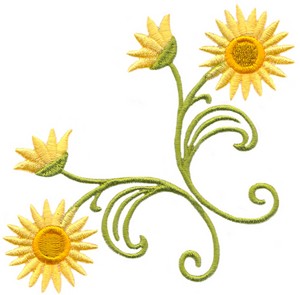 Strawflower Swirls 4