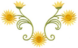 Strawflower Swirls 5