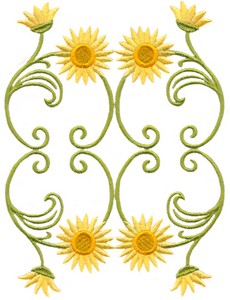 Strawflower Swirls 8