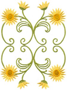 Strawflower Swirls 9