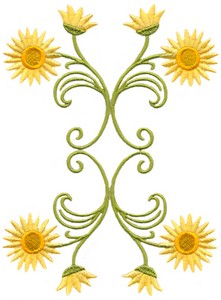 Strawflower Swirls 11