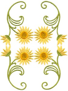 Strawflower Swirls 12