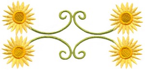 Strawflower Swirls 13