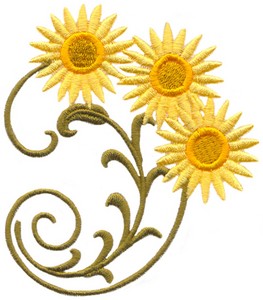 Strawflower Swirls 16