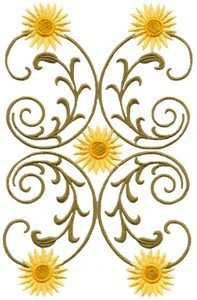 Strawflower Swirls 18