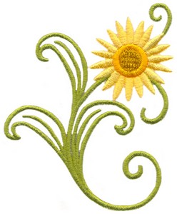 Strawflower Swirls 19