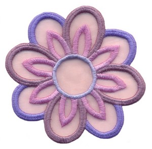 FSL - Large Organza Flower  (Free Standing)