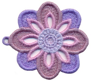 FSL - Medium Flower with One Loop  (Free Standing)