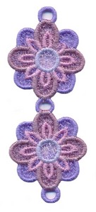 FSL - Small Double Flower with End Loops (Free Standing)