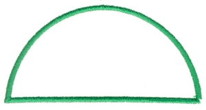 Half Circle Outline