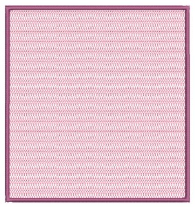 ZigZag Square (Square Hoop)