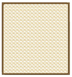 Triple Circle Square (Square Hoop)