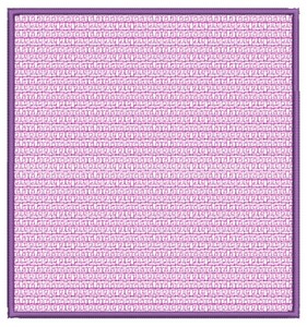 Scroll Square (Square Hoop)