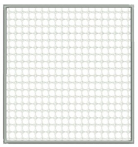 Double Star Square (Square Hoop)