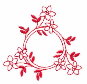 Floral Ring (Redwork)