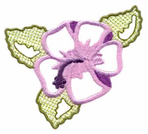 Single Flower ( Trapunto )
