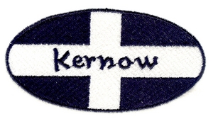 Kernow Crest (St. Piran's Cross)