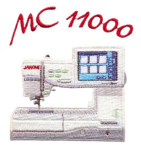 Janome MC11000 Machine with Lettering