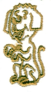 Dog Begging (Outline)