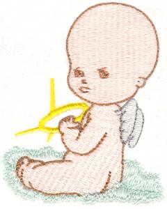 Sitting Baby Angel