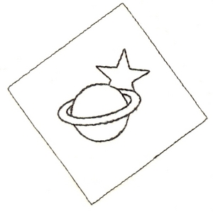 Saturn and Star Diamond