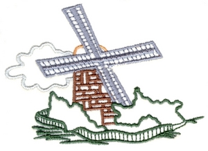 Windmill Scene