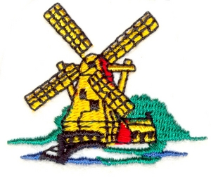 Windmill Scene