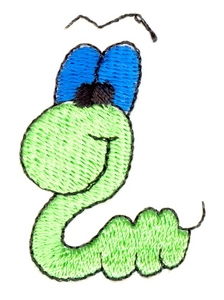 Happy Snake Character - larger